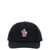 Moncler Grenoble Moncler Grenoble Logo Embroidery Cap Black