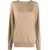 Moschino Moschino Virgin Wool Sweater With Heart Charm Beige