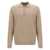 Zanone Zanone Cashmere Wool Polo Shirt Beige