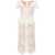 Self-Portrait Self-Portrait Midi Dress With Flounce Beige