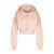 Off-White Off-White Pink Cotton Crop Sweatshirt Multicolor