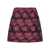 Ganni Ganni Floral Jacquard Skirt Purple