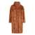 Herno Herno Faux Fur Coat Brown