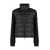 Moncler Moncler Black Down Jacket With Inserts Black