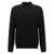 Zanone Wool polo shirt Black