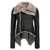 Rick Owens 'Naska Biker' sheepskin jacket Black