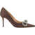 MACH & MACH Double Bow Pumps BROWN