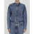 Alaïa Racing Round Jacket BLUE