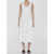 Moncler Flared Midi Dress WHITE