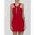 Self-Portrait Crêpe Mini Dress RED