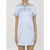 Self-Portrait Satin Mini Dress LIGHT BLUE