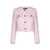 Versace Versace Coats PASTEL PINK + WHITE