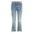 MOTHER Mother The Insider Crop Step Fray Stretch Cotton Jeans Navy