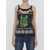 MARINE SERRE Regenerated Graphic Tank Top Black