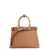 Prada Prada Prada Buckle Leather Bag BROWN