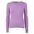 Ralph Lauren Ralph Lauren Plaited Cotton Crewneck Pullover Purple