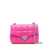 Michael Kors Fuchsia Pink Soho Quilted Shoulder Bag In Leather Woman Purple