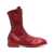 GUIDI Guidi Front Zipper Boots Shoes RED