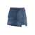 MSGM Msgm Denim Mini Skirt Navy