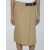 Bottega Veneta Wrap Midi Skirt Beige