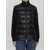 Moncler Padded Cardigan In Wool Black