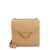 Bottega Veneta Bottega Veneta The Clip Leather Crossbody Bag Beige