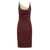 Bottega Veneta Bottega Veneta Suede Midi-Dress Red