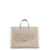 Fendi Fendi Jacquard Fabric Tote Beige