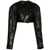 Rick Owens Rick Owens Crop Biker Jacket Without Collar Black