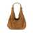 Moschino Moschino Soft Leather Shoulder Bag BROWN