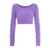 Philosophy Philosophy Di Lorenzo Serafini Crop Sweater Philosophy Purple