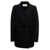 Harris Wharf London LONDON Black Short Coat With Peak Revers In Wool Woman Black