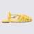 HEREU Hereu Yellow Leather Cabersa Sandals Yellow