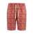 DRÔLE DE MONSIEUR Drôle De Monsieur Ornements Printed Bermuda Shorts RED