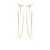 SIMONE ROCHA Simone Rocha Bow Ribbon Drip Earrings Accessories Beige