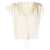 VÉRONIQUE LEROY Véronique Leroy Silk-Crepe Gather Top Clothing Beige