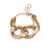 JW Anderson JW Anderson Logo-Detail Chain-Link Bracelet GOLD