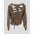 Brunello Cucinelli Brunello Cucinelli Openwork Knit Cardigan Brown