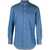 FINAMORE Finamore Napoli Cotton Shirt CLEAR BLUE