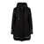 Herno Herno Long Fabric And Nylon Down Jacket With Black Hood Black