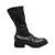 GUIDI Guidi Mid Front Zipper Boots Shoes Black