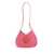 Palm Angels Pink Hobo Bag With Plam Tree Plaque Detail In Leather Woman PURPLE