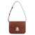 A.P.C. A.P.C. Astra Leather Small Bag Brown