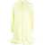 Lanvin Lanvin Ls Midi Dress With Ruffles Clothing Yellow