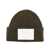 MM6 Maison Margiela Mm6 Maison Margiela Brown Ribbed Wool Beanie Beige