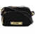 Moschino Mini Shoulder Bag With Metal Logo MULTI BLACK