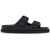 BIRKENSTOCK 1774 Arizona Raffia Slide BLACK