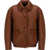 Salvatore Santoro Leather Jacket TOBACCO