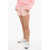 Golden Goose Fleeced Diana Shorts With Drawstring Waist Pink