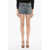 AllSaints Frayed Hem Denim Faye Shorts Blue